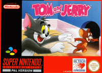 Tom and Jerry PAL Super Nintendo PAL box art